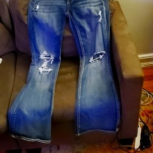 Women's American Eagle super stretch wide leg jeans